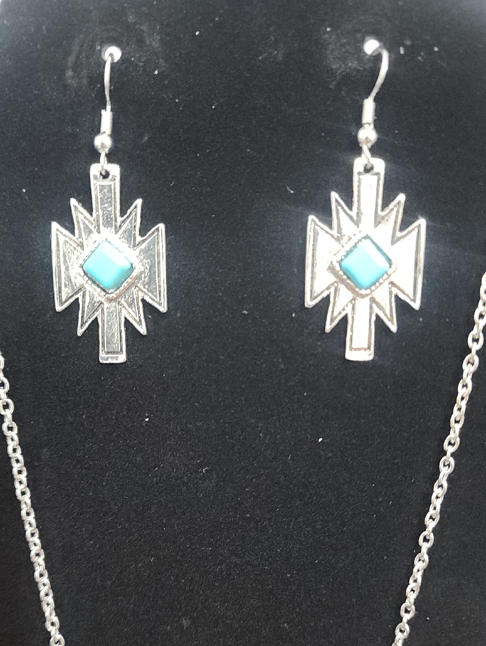 Vintage Western-style Turquoise Jewelry Sets, Which Are composed Of Various Ele-